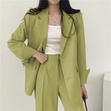 Fongt Suit Jacket Female 2024 New Spring And Fall Korean Version Chic Small Suit Jacket Design Sense Minority-Outfit