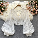 Long Sleeve Open Back Short