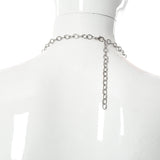 Chains Halter Sleeveless Short Camisole Solid Hollow Out Crop Top 2021 Summer Women Fashion Streetwear Y2K Casual