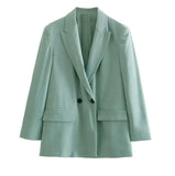Fongt Women's Explosive Fashion Casual Temperament Commute Multi-Color Suit Long-Sleeved Coat