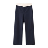 New Asymmetrical Double Vest 7655728 Matching Trousers 3173728-Outfit