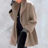 Women's Down Jacket Autumn Winter Women Wool Coat Trench Jacket Ladies Warm Slim Long Overcoat Fashion Loose Jacket