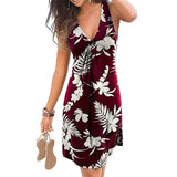 V-neck Sleeveless Loose A-Line