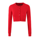 New Single-Breasted Cardigan Sweater With Buttocks A-Shaped Knitted Half Skirt-Outfit