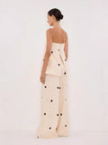 Fongt Trousers Set 2025 Spring And Summer New Fashion Casual Wave Trousers Set Women
