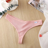 Cotton Feamle Underwear Sexy Panties Women Panties Low Waist Thong Underpants 6 Solid Color Pantys Intimates