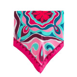Summer Halter Scarf Blouse Printed Vertical Trousers Set-Outfit