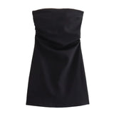 New Sexy Wrinkle Slimming Dress With Short Breasts In Spring-Outfit