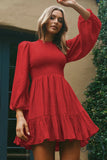 Commute Autumn Fashion Women's Long-sleeved Ruffled Elegant