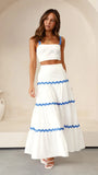 Fongt Summer New Simple Sexy Corrugated Skirt-88193-Outfit