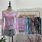 Summer Sunscreen Mesh Yarn Women 2025 Summer New Long-Sleeved T-Shirt