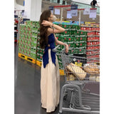 Fongt Dress With A Complete Set Of Fashion Net Red Fried Street Small Man Salt System Wearing A Vest Top Broad Leg Pants Two Sets