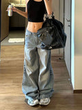 Vintage Straight Loose Boyfriend Jeans-Outfit