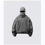Fongt Trendy Single Cap Long Zipper Open Eye Hat Design Hooded Zipper Full Face Zipper