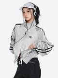Cyberpunk Reflective Double Zip-Up