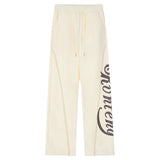 Stitch Design Logo Baggy Sweatpants-Outfit