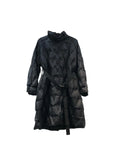 Standing Collar Light Down Jacket Female Minority Design Sense Korean Version Of The New Foreign Style Long Waist Diamond Particularly Set Tide-Outfit