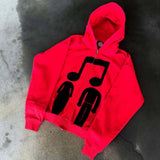 Fongt Zippered Musician Print Hoodie 2025 New Spring And Autumn Sweater Loose Couple Coat