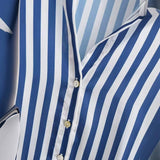 New Casual Loose Silk Satin Satin Sag Shirt 2197745-Outfit