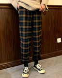 90s Kids Pants in Plaid Check-Outfit
