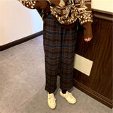 90s Kids Pants in Plaid Check-Outfit