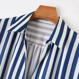 New Striped Blended Shirt Dress 2157058-Outfit