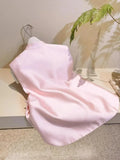 Chinese Style Pink Heavy Industry Embroidered Collar Folded Vest Women's Gentle Temperament Retro Style Sleeveless Vest-Outfit