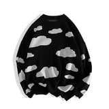 New Fashion Men Sweaters Unisex Knitted Pullovers Lovers Clothing Cute Cartoon Print Raglan Sleeve Spring Autumn Warm