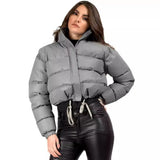 2023 Women's New Women's Warm Bubble Coat Bread Clothing Down Cotton Jacket-Outfit