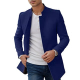 Fongt Men's Casual Men's Coat Autumn And Winter New Trend Men's Solid Color Repair This Coat