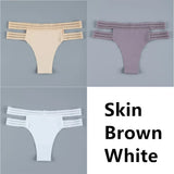 Sexy Thongs Panties Women G-String Female Underpants Seamless Comfortable Intimate Underwear Female Low-Rise Thong