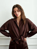 Brown Sleepwear Women Pajama