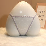 Fongt And Korean Transparent Lace Thong Women Feel Scarless Solid Color Dots To See The Hot High-Sladen Shorts