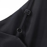 Fongt Women's Explosive Temperament Fashion Low-Necked Back To The Waist Skirt Mini Dress