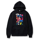 Sweatshirt Colorful Mushroom Print Hooded Casual