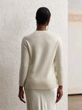 Fongt Women's Round-Necked Bear Cartoon Casual Free Sweater Raff Cashmere Knitted Shirt Girl