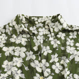 New Flower Print Loose Casual Shirt 2758900-Outfit