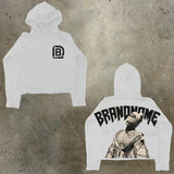 Men's Hoodie Y2K Original Hip-Hop Cartoon Graphic Print Pullover Fashion Leisure Loose Sports Shirt Man-Outfit