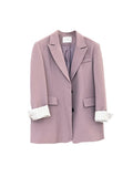 Fongt Xixi 2025 Spring New Temperament Long-Sleeved Small Suit Jacket Loose Casual Suit Tide 86051