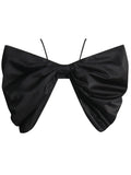 Blouse Women 2025 Spring New Sexy Hot Girls Fashion Pure Lust Bow Sling