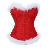 Fongt Christmas Corset Christmas Hair Lace Bouquet Of Clothes