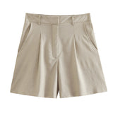 Vest 9929321 High Waist Casual Shorts 9929221 Suit-Outfit