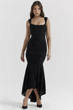 Lace Textured Strap Wrap Midi Dress-Outfit