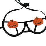 Halloween Strip Steel To Pumpkin Demon Strap Bikini Role-Playing Lingerie