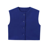 New Series Breasted Round-Neck Vest 2532178-Outfit