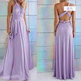 Style Multi-Wear Multi-Rope Cross-Back Sexy Bandage Dress Long Dress-Outfit