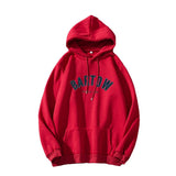 Letter Oversized Hoodies Women Men Spring Autumn Long Sleeve Loose Pullover Tops Hooded Casual Warm Pocket