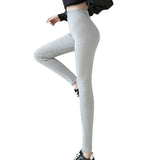 Winter Thick Warm Leggings Candy Color Stretch Fall Fleece Soft Fleece Lined Thermal Pants Fitness Sport