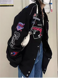 vintage motorcycle bomber jacket with