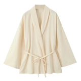 New Spring Style Kimono Coat 5427734 Trousers 4391423-Outfit
